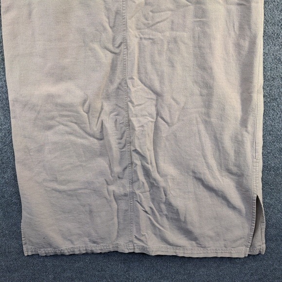 Erika Collection Women's Linen Blend Sleeveless Dress Brown Size M Pockets - Picture 4 of 11